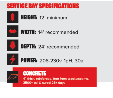 CHALLENGER 2-POST LIFT MODEL CL10V3 10K VERSYMMETRIC®