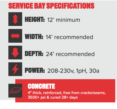 CHALLENGER 2-POST LIFT MODEL VLE10 10K VERSYMMETRIC®