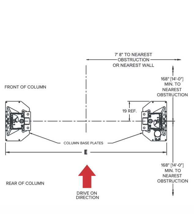 CHALLENGER 2-POST LIFT MODEL CL163S 16K HEAVY DUTY ADJUSTABLE LIFT