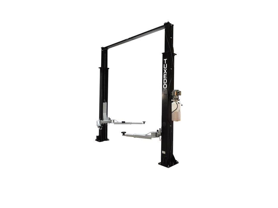 TUXEDO TWO POST LIFT TP9KAC-TUX CLEAR FLOOR 9000LBS CAPACITY