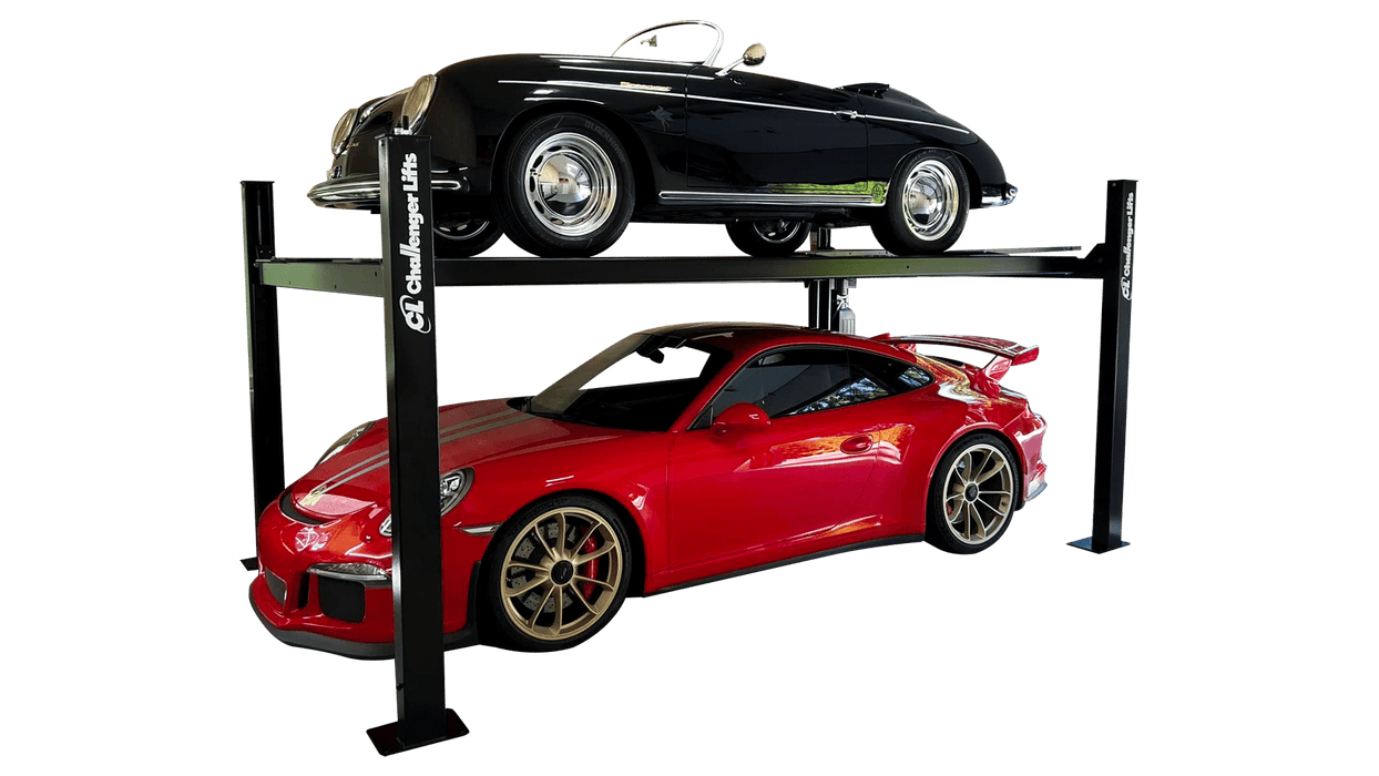 CHALLENGER LIFTS CL4P9S HOME STORAGE PARKING FOUR POST LIFT 9000LBS