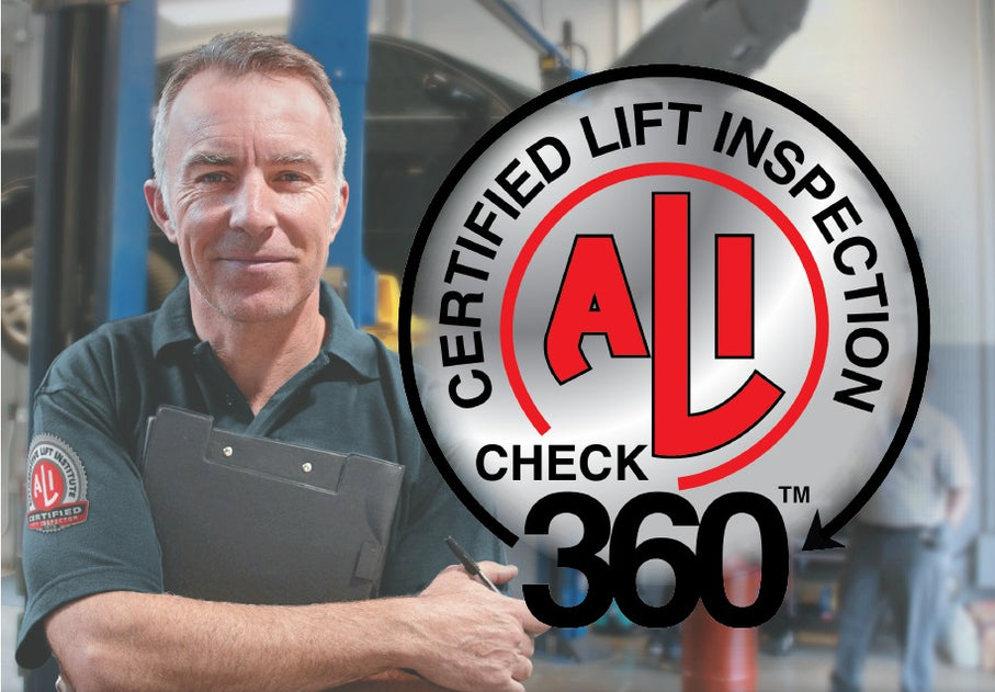 Lift Insurance Inspection ALI CHECK360 INSPECTIONS — Automotive Lift Experts