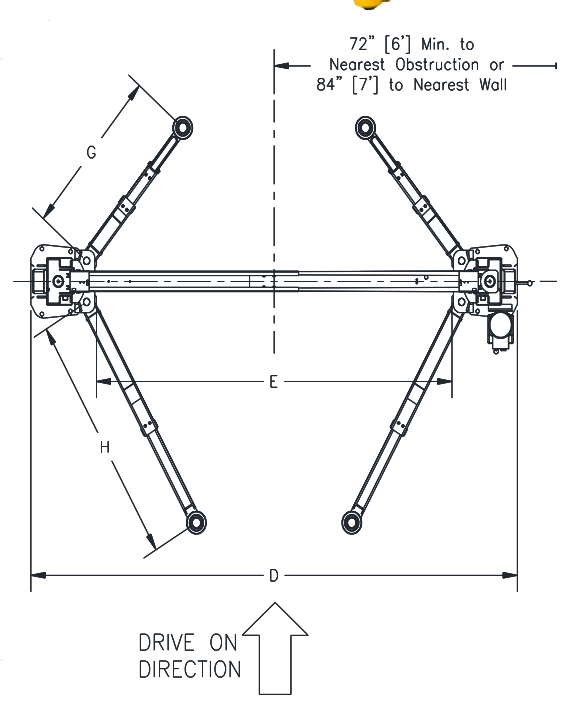 CHALLENGER 2-POST LIFT MODEL SA10 10K