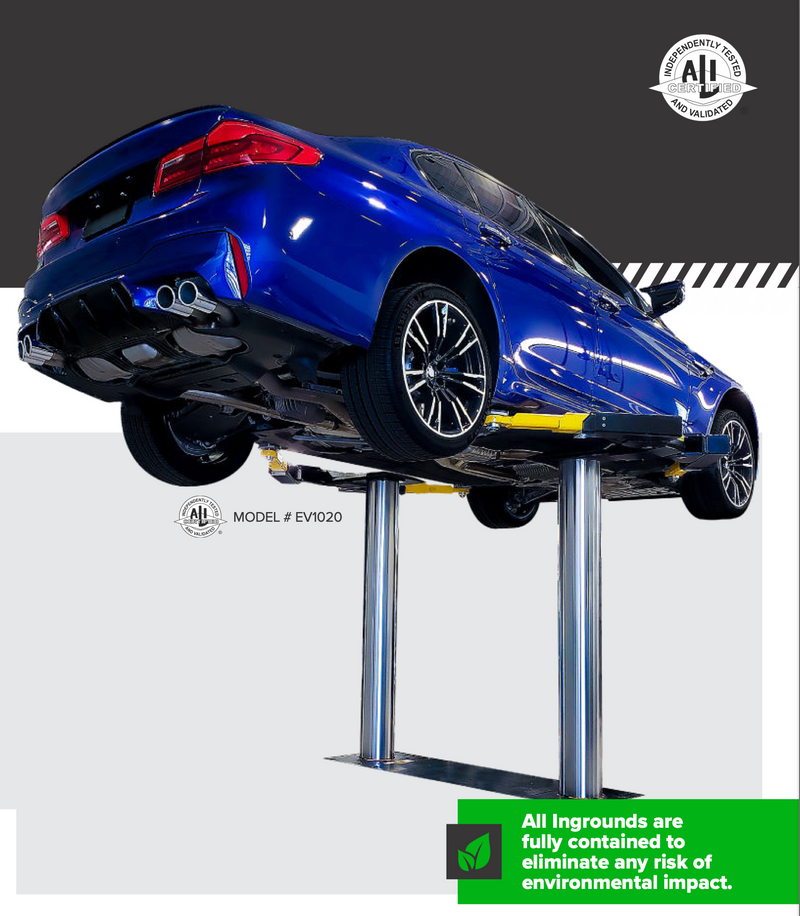 Challenger Lifts 10K Standard Inground Lift EV1020 Series