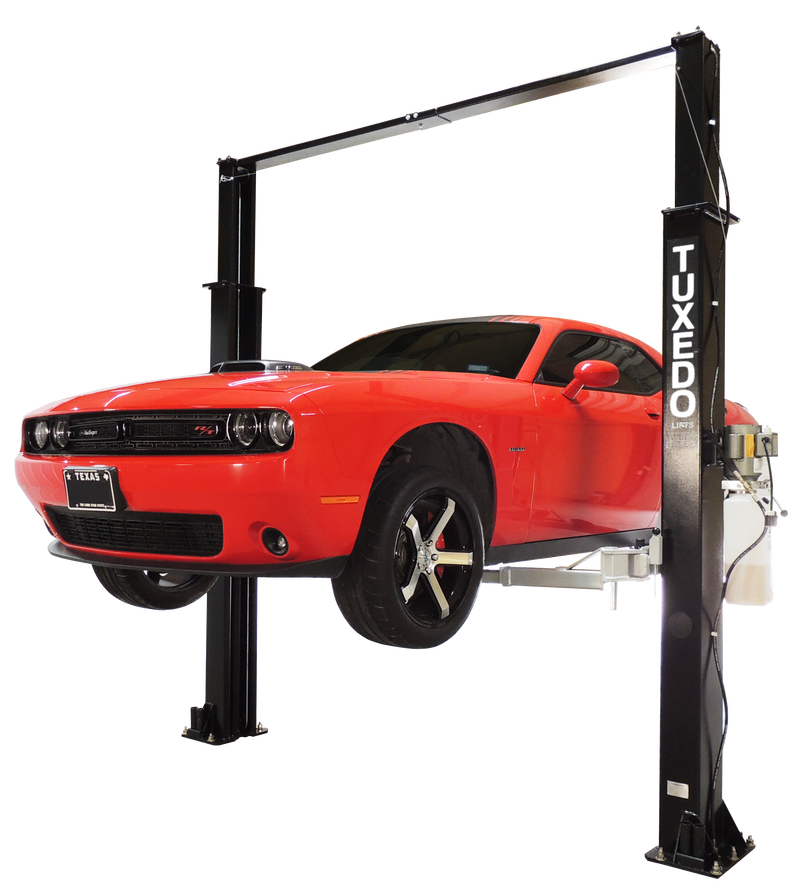 TUXEDO TWO POST LIFT TP9KAC-TUX  CLEAR FLOOR 9000LBS CAPACITY