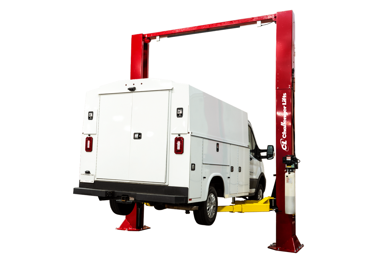 CHALLENGER 2POST LIFT MODEL CL163S 16K HEAVY DUTY ADJUSTABLE LIFT — Automotive Lift Experts